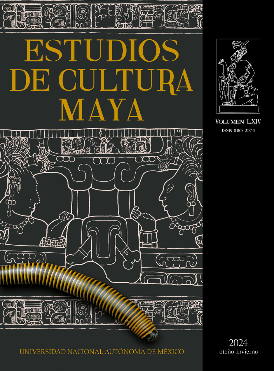 Portada revista Estudios de Cultura Maya