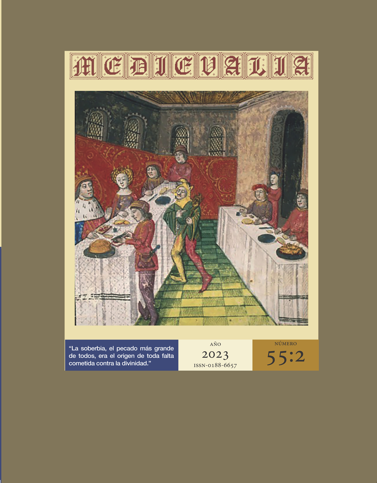 Portada revista Medievalia