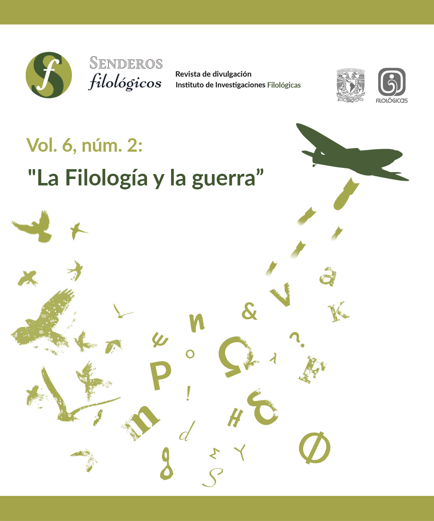 Portada revista Senderos Filológicos